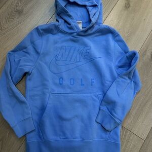 Nike Light Blue Hoodie with Subtle Logo